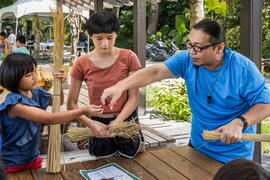 稻草健康搥打棒-傳遞工具